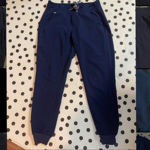 Figs jogger pants. Small. Navy blue.